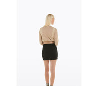 Color-block Mini Skirt - Skirt
