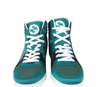 Gucci Men's Aqua High Top Satin Sneakers 2