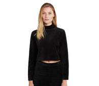 Desigual Black Crop Sweater