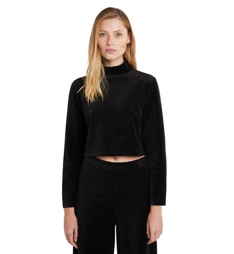 Desigual Black Crop Sweater