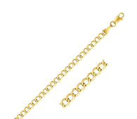 14k Yellow Gold Curb Chain (4.40 mm)