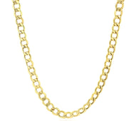 14k Yellow Gold Curb Chain (4.40 mm)