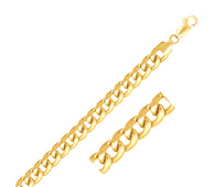 14k Yellow Gold Solid Miami Cuban Bracelet (7.20 mm)