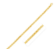 14k Yellow Gold High Polish Mens Fancy Box Bracelet  (5.00 mm)