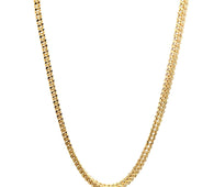 14k Yellow Gold Light Weight Wheat Chain (3.20 mm)