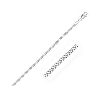 18k White Gold Franco Chain (1.60 mm)