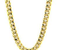 10k Yellow Gold Semi Solid Miami Cuban Chain (9.10 mm)