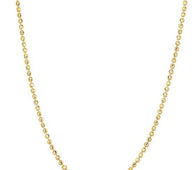 Moon Cut Bead Chain in 14k Yellow Gold (2.00 mm)