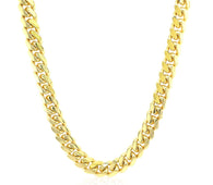 10k Yellow Gold Classic Miami Cuban Solid Chain (6.10 mm)