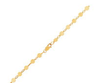 14k Yellow Gold Bracelet with Polished Circles (3.90 mm)