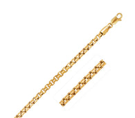 14k Yellow Gold Round Box Chain (3.40 mm)