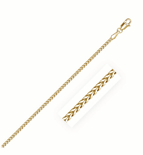 18k Yellow Gold Franco Chain  (1.60 mm)