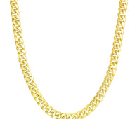 10k Yellow Gold Semi Solid Miami Cuban Chain (6.10 mm)