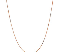 10k Rose Gold Classic Box Chain (0.45 mm)