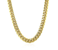 14k Yellow Gold Classic Miami Cuban Solid Chain (4.90 mm)