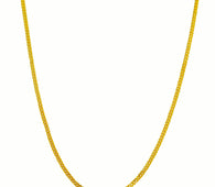 18k Yellow Gold Gourmette Chain (2.20 mm)