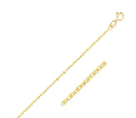 10k Yellow Gold Mariner Link Chain (1.20 mm)