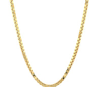 14k Yellow Gold Semi Solid Box Chain (2.10 mm)