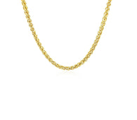 14k Yellow Gold Light Weight Wheat Chain (2.80 mm)