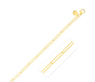 14k Yellow Gold Wire Paperclip Chain (2.70 mm)