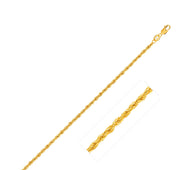 14k Yellow Gold Light Rope Chain (1.50 mm)