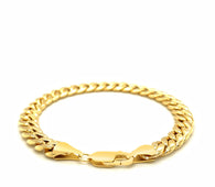 10k Yellow Gold Light Miami Cuban Bracelet (8.00 mm)