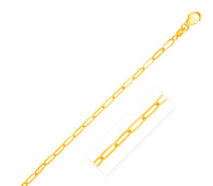 14K Yellow Gold Paperclip Chain (3.50 mm)