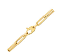 10K Yellow Gold Lite Paperclip Bracelet  (4.20 mm)