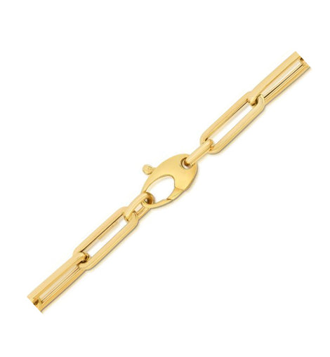 10K Yellow Gold Lite Paperclip Bracelet  (4.20 mm)