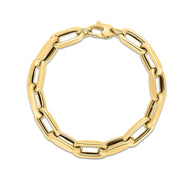 14k Yellow Gold French Cable Link Bracelet  (9.00 mm)