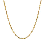 14k Yellow Gold Solid Round Box Chain (1.60 mm)