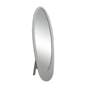 18.5" x 18.75" x 59" Grey Oval Frame  Mirror