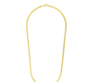 14k Yellow Gold Square Franco Chain (3.9mm)