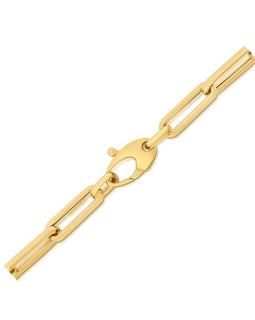 10K Yellow Gold Lite Paperclip Bracelet (4.2mm)