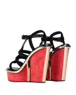 ALEXANDER MCQUEEN STRAP WEDGES - Shoes