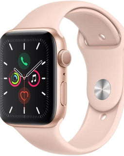 Apple Watch Series 5 (GPS) Gold Aluminum Case with Pink Sand