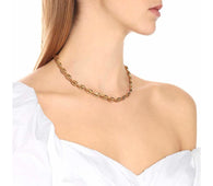 Concha Puka 22kt gold-plated necklace - Necklace
