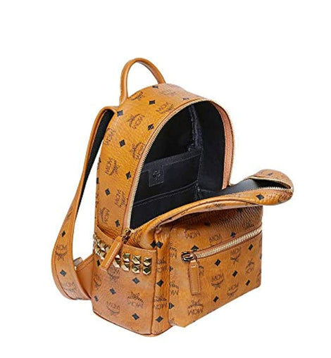 MCM LARGE STARK SIDE STUDS BACKPACK IN VISETOS, Men's Fashion, Bags,  Backpacks on Carousell