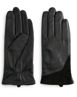 Women’s Apt. 9® Leather Tech Gloves - Black / SMALL - Gloves